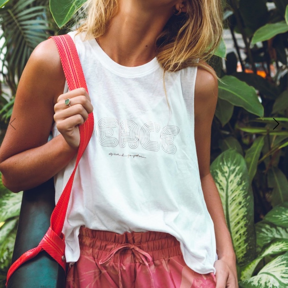 Spiritual Gangster Peace Crop Tank